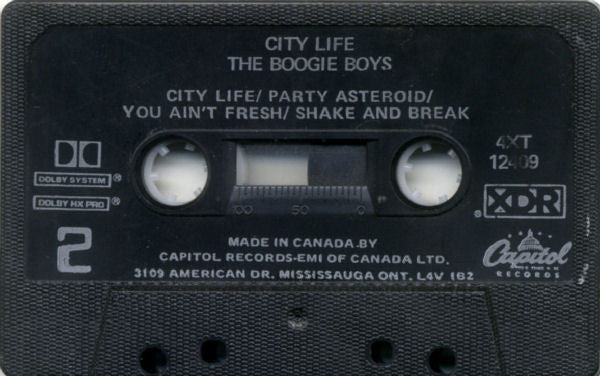 The Boogie Boys – City Life (Used cassette)