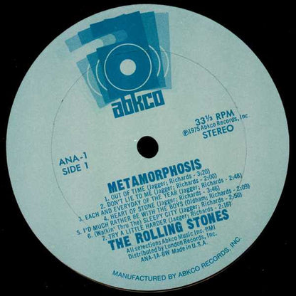 The Rolling Stones – Metamorphosis (Used vinyl)