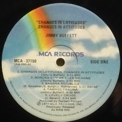 Jimmy Buffett – Changes In Latitudes, Changes In Attitudes (Used vinyl)