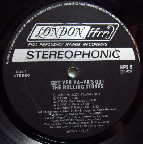 The Rolling Stones – Get Yer Ya-Ya's Out! - The Rolling Stones In Concert (Used vinyl)