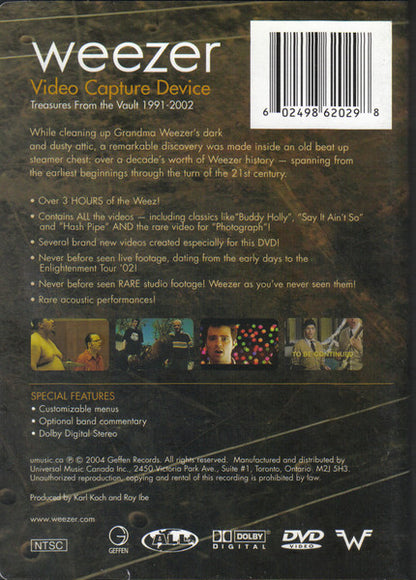 Weezer – Video Capture Device: Treasures From The Vault 1991-2002 (Used DVD)
