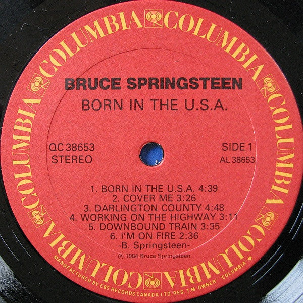 Bruce Springsteen – Born In The U.S.A. - Used vinyl
