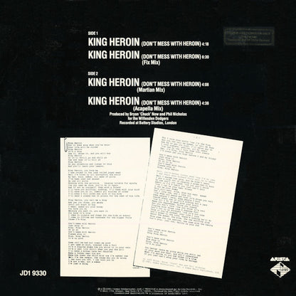 Jazzy Jeff – King Heroin (Don't Mess With Heroin) (Used vinyl)