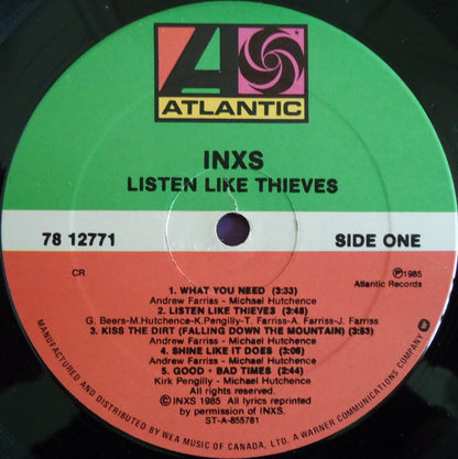 INXS – Listen Like Thieves (Used vinyl)