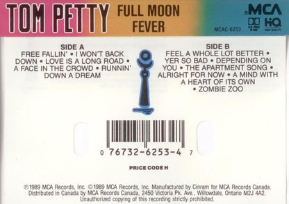 Tom Petty – Full Moon Fever - Used cassette