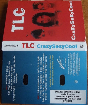 TLC – CrazySexyCool (Used cassette)