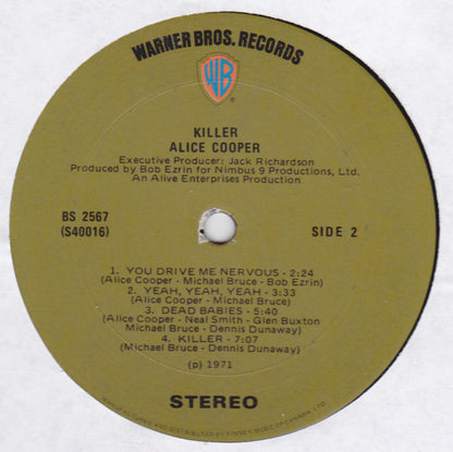 Alice Cooper – Killer (Used vinyl)