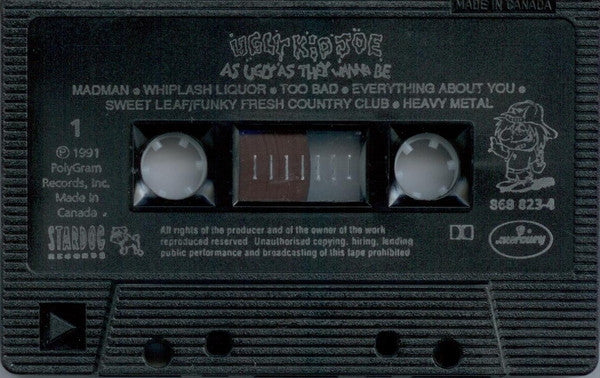 Ugly Kid Joe – As Ugly As They Wanna Be (Used cassette)