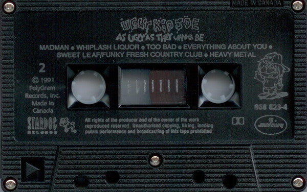 Ugly Kid Joe – As Ugly As They Wanna Be (Used cassette)