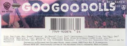 Goo Goo Dolls – A Boy Named Goo - Used cassette