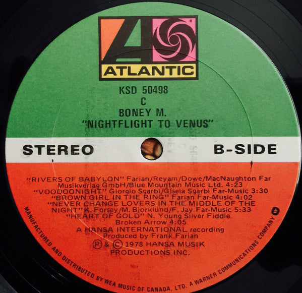 Boney M. – Nightflight To Venus (Used vinyl)