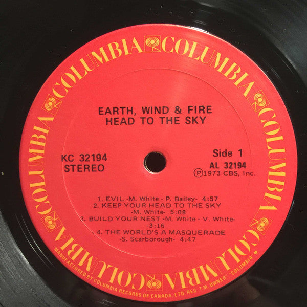 Earth, Wind & Fire – Head To The Sky (Used vinyl)