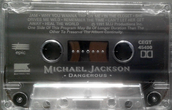 Michael Jackson – Dangerous (Used cassette)