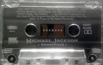 Michael Jackson – Dangerous (Used cassette)