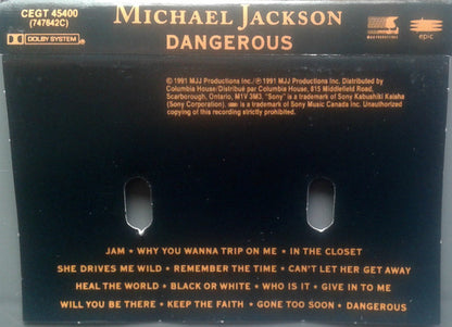 Michael Jackson – Dangerous (Used cassette)