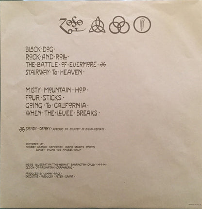 Led Zeppelin – IV (Used vinyl)