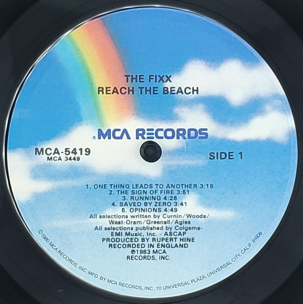 The Fixx – Reach The Beach (Used vinyl)