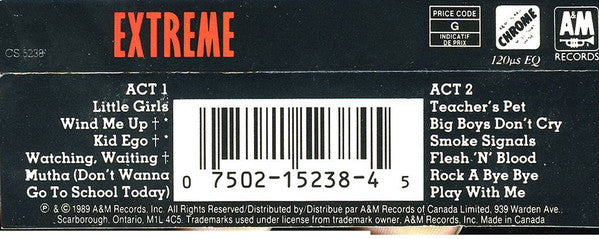 Extreme – Extreme (Used cassette)