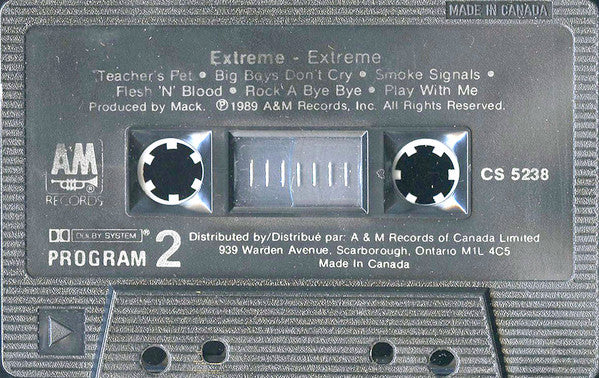 Extreme – Extreme (Used cassette)