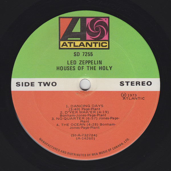 Led Zeppelin – Houses Of The Holy (Used vinyl)