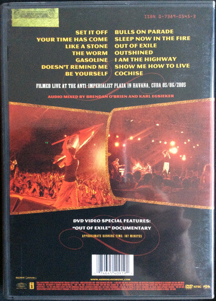 Audioslave – Live In Cuba (Used DVD)