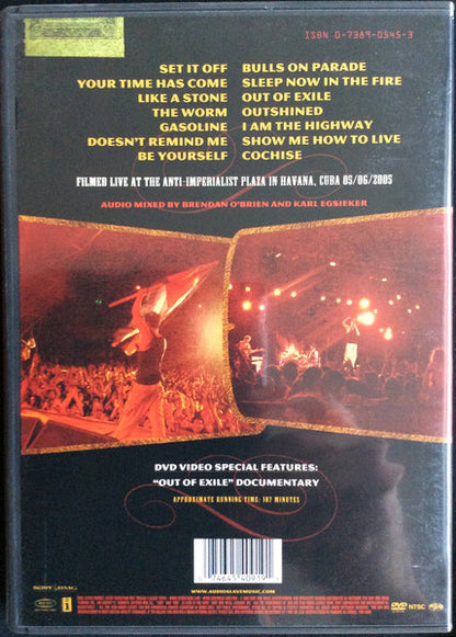 Audioslave – Live In Cuba (Used DVD)