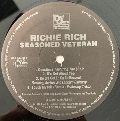 Richie Rich ‎– Seasoned Veteran (Used vinyl)