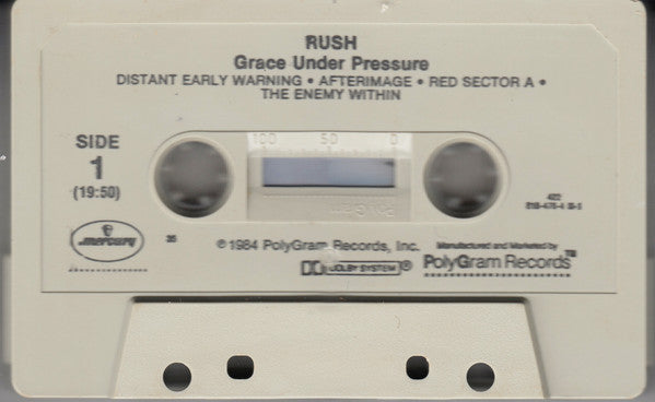 Rush – Grace Under Pressure (Used cassette)