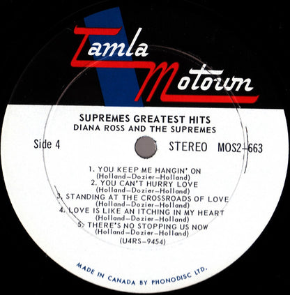 Diana Ross And The Supremes* – Greatest Hits (Used vinyl)