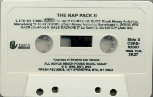 Various – The Rap Pack II (Used cassette)