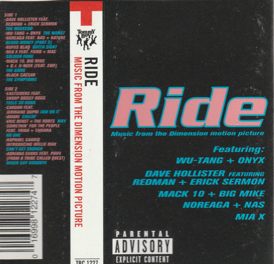 Various ‎– Ride (Music From The Dimension Motion Picture) (Used cassette)