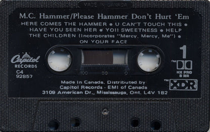 MC Hammer – Please Hammer Don't Hurt 'Em (Used cassette)