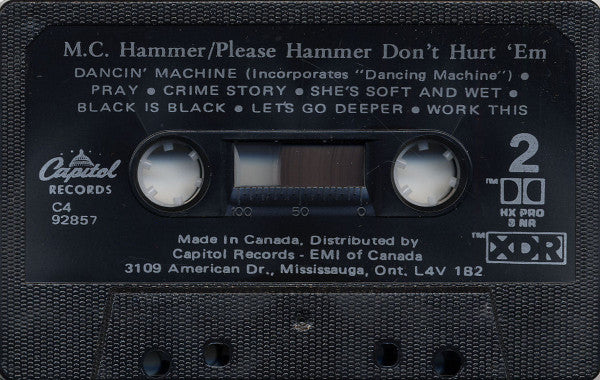 MC Hammer – Please Hammer Don't Hurt 'Em (Used cassette)