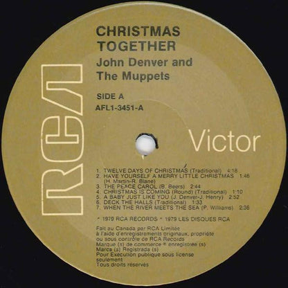 John Denver & The Muppets – A Christmas Together (Used vinyl)