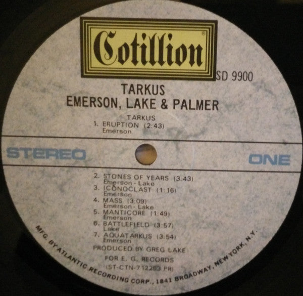 Emerson, Lake & Palmer – Tarkus (Used vinyl)