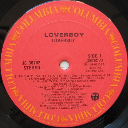 Loverboy – Loverboy (Used vinyl)