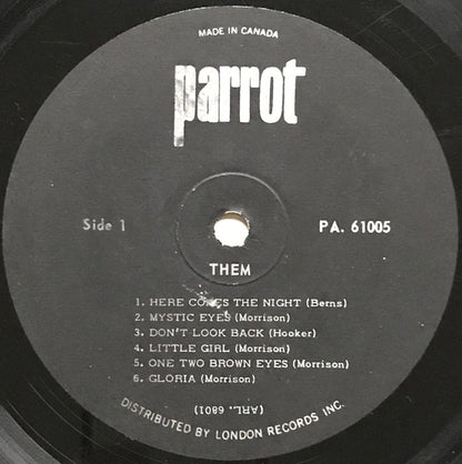 Them – Here Comes The Night (Used vinyl)