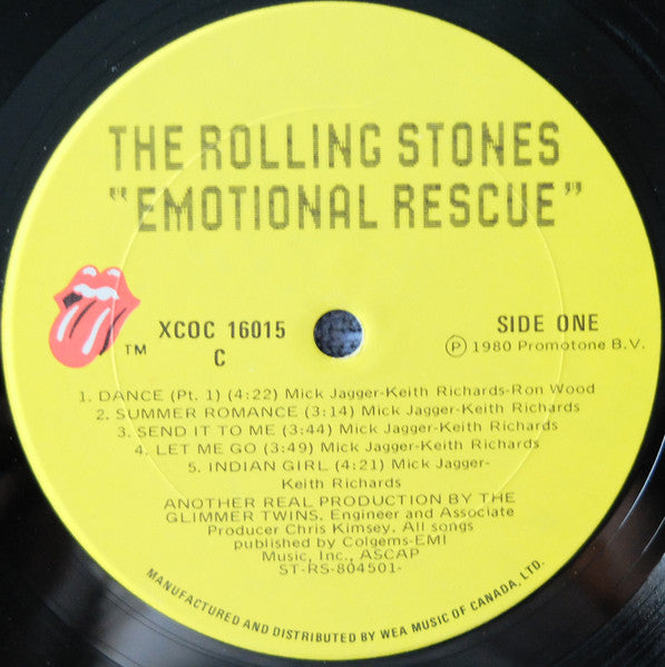 The Rolling Stones – Emotional Rescue (Used vinyl)