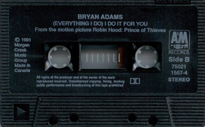 Bryan Adams – (Everything I Do) I Do It For You (Used cassette)
