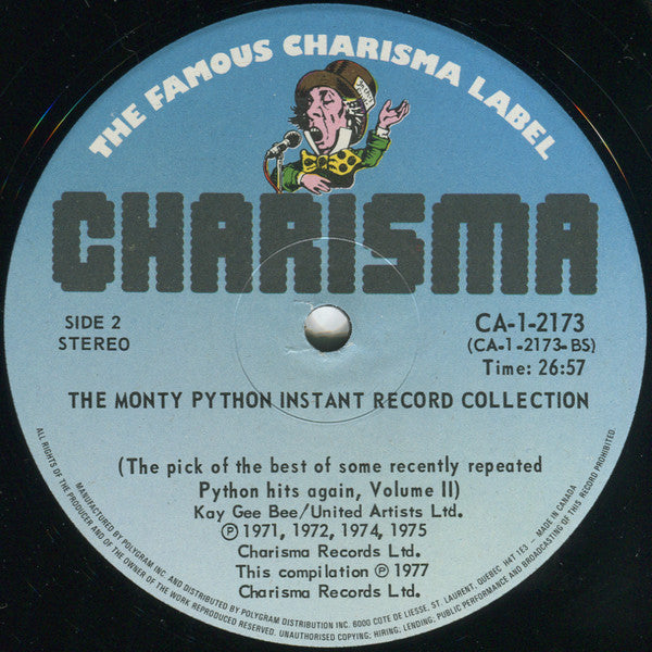 Monty Python – The Monty Python Instant Record Collection (Used vinyl)