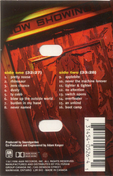 Soundgarden – Down On The Upside (Used cassette)