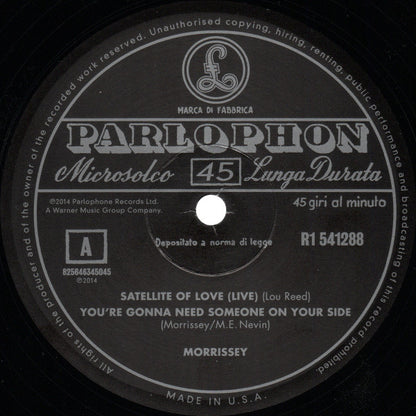 Morrissey – Satellite Of Love (Live) (Used Vinyl)