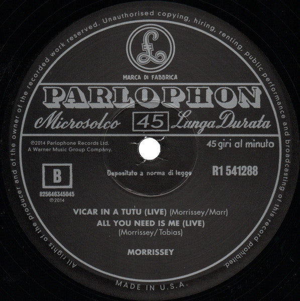 Morrissey – Satellite Of Love (Live) (Used Vinyl)