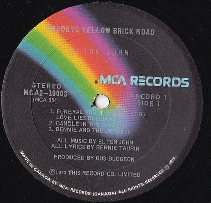 Elton John – Goodbye Yellow Brick Road (Used vinyl)