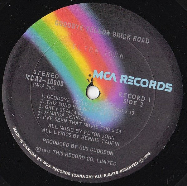 Elton John – Goodbye Yellow Brick Road (Used vinyl)