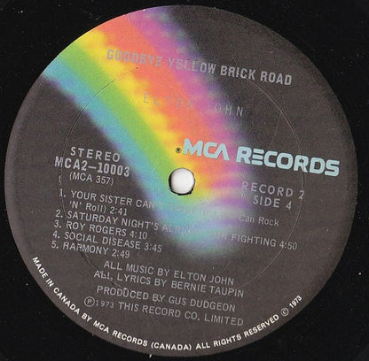 Elton John – Goodbye Yellow Brick Road (Used vinyl)