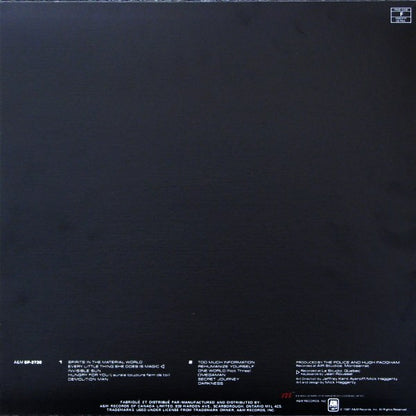 The Police – Ghost In The Machine (Used vinyl)