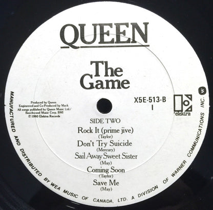 Queen – The Game (Used vinyl)