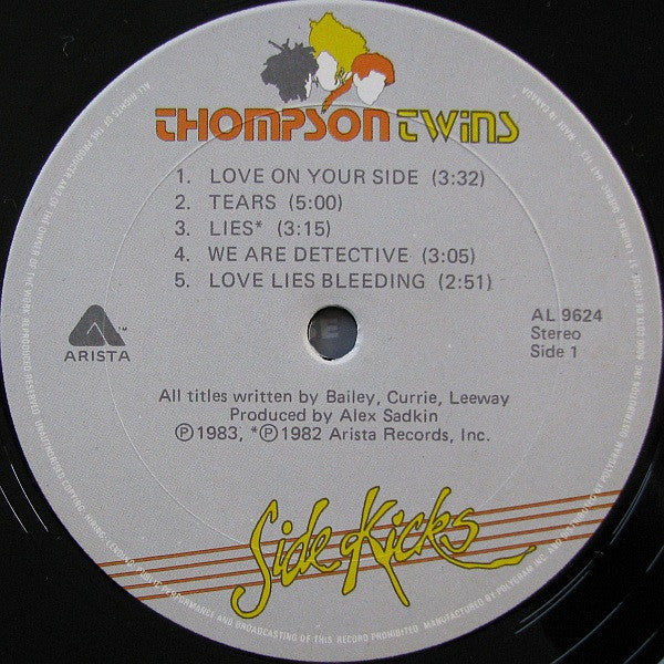 Thompson Twins – Side Kicks (Used vinyl)