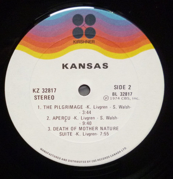 Kansas – Kansas (Used vinyl)